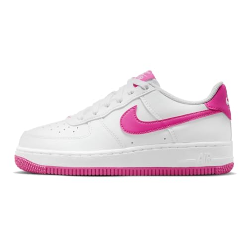 Nike Scarpe Donna Air Force 1 (GS) FV5948-102 (Bianco, Sistema Taglie Calzature EU, Adulto, Numero, Media, 39)